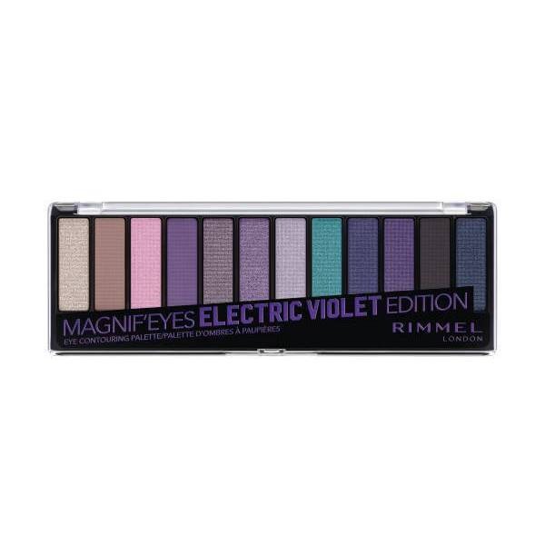 slide 1 of 6, Rimmel Magnif'eyes Eyeshadow Palette Electric Violet 008 - 0.5oz, 0.5 oz