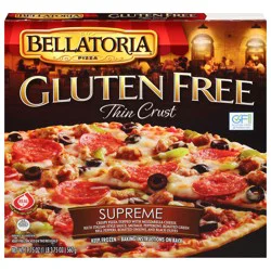Bellatoria Gluten Free Thin Crust Supreme Pizza 19.75 oz