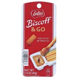 Lotus Biscoff & Go! Cookie Butter & Breadsticks 1.6 oz