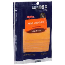 Hy-vee Mild Cheddar Deli Style Cheese Slices