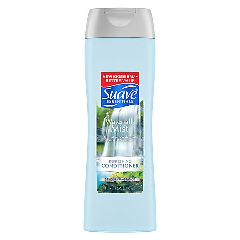 slide 1 of 1, Suave Essentials Conditioner Refreshing Waterfall Mist, 15 fl oz