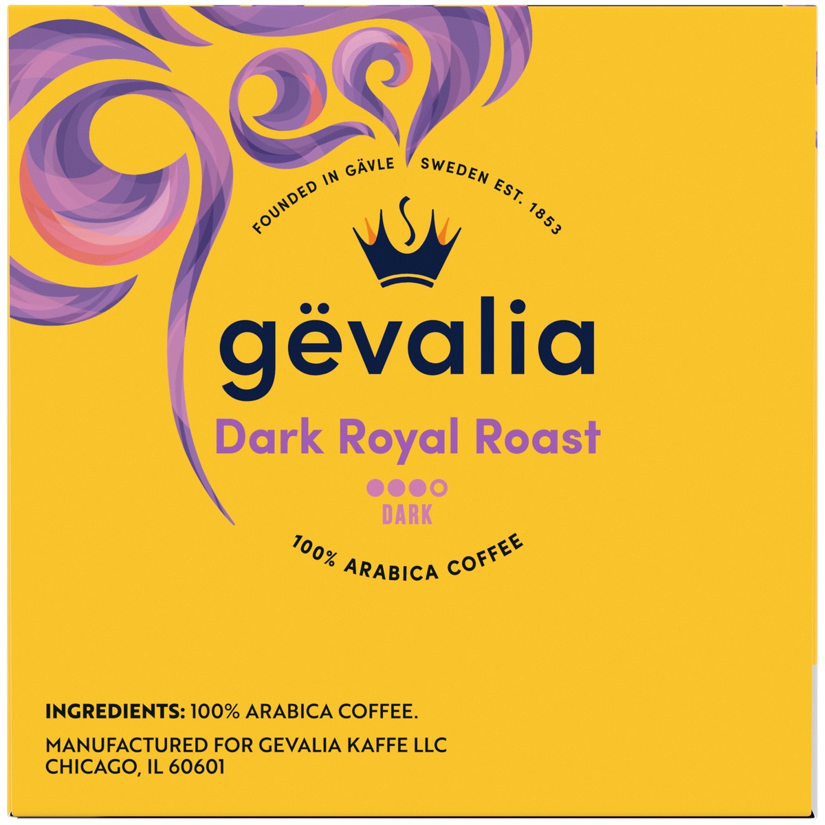 slide 7 of 9, Gevalia Dark Royal Roast Dark Roast K‐Cup Coffee Pods, 12 ct. Box, 12 ct