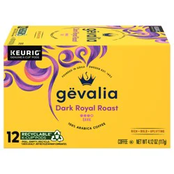 Gevalia Dark Royal Roast Dark Roast K-Cup Coffee Pods, 12 ct. Box