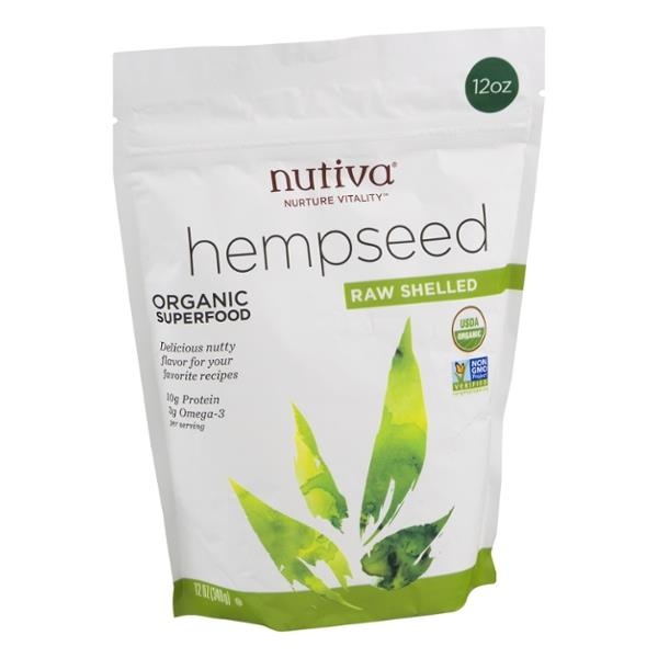 slide 1 of 1, Nutiva Hempseed Organic2 Shelled, 12 oz