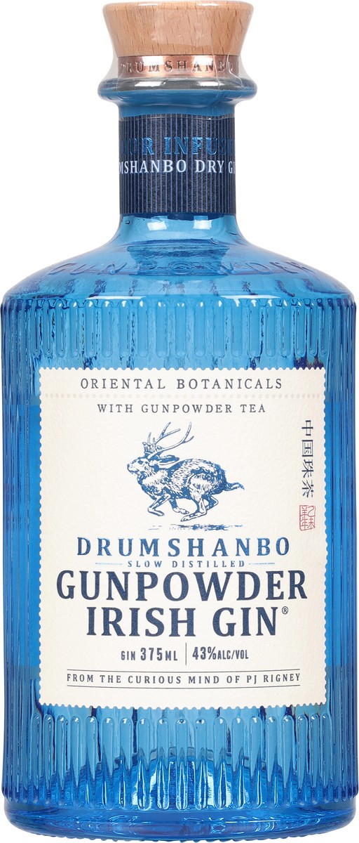 slide 2 of 11, Drumshanbo Irish Gin, Gunpowder, Slow Distilled, 375 ml