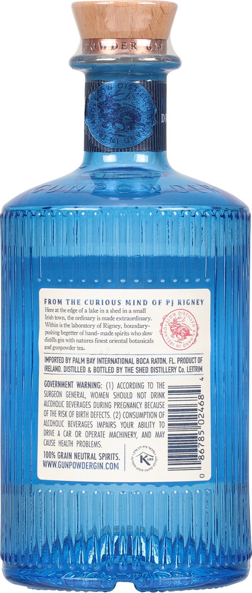 slide 11 of 11, Drumshanbo Irish Gin, Gunpowder, Slow Distilled, 375 ml