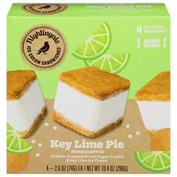Nightingale Key Lime Pie Ice Cream Sandwiches, Chomp Size, 4 ct / 2.6 oz