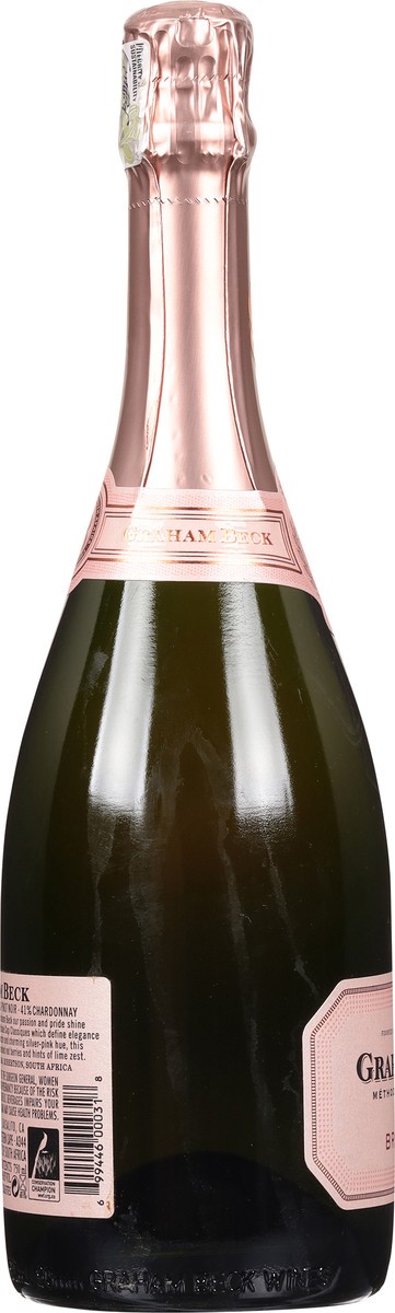 slide 7 of 9, Graham Beck Brut Rose 750 ml, 750 ml