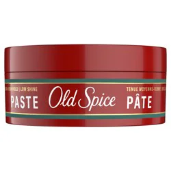 Old Spice No-Poof Paste, Hair Styling Paste for Men, Medium-High Hold, Low Shine, 2.22 oz