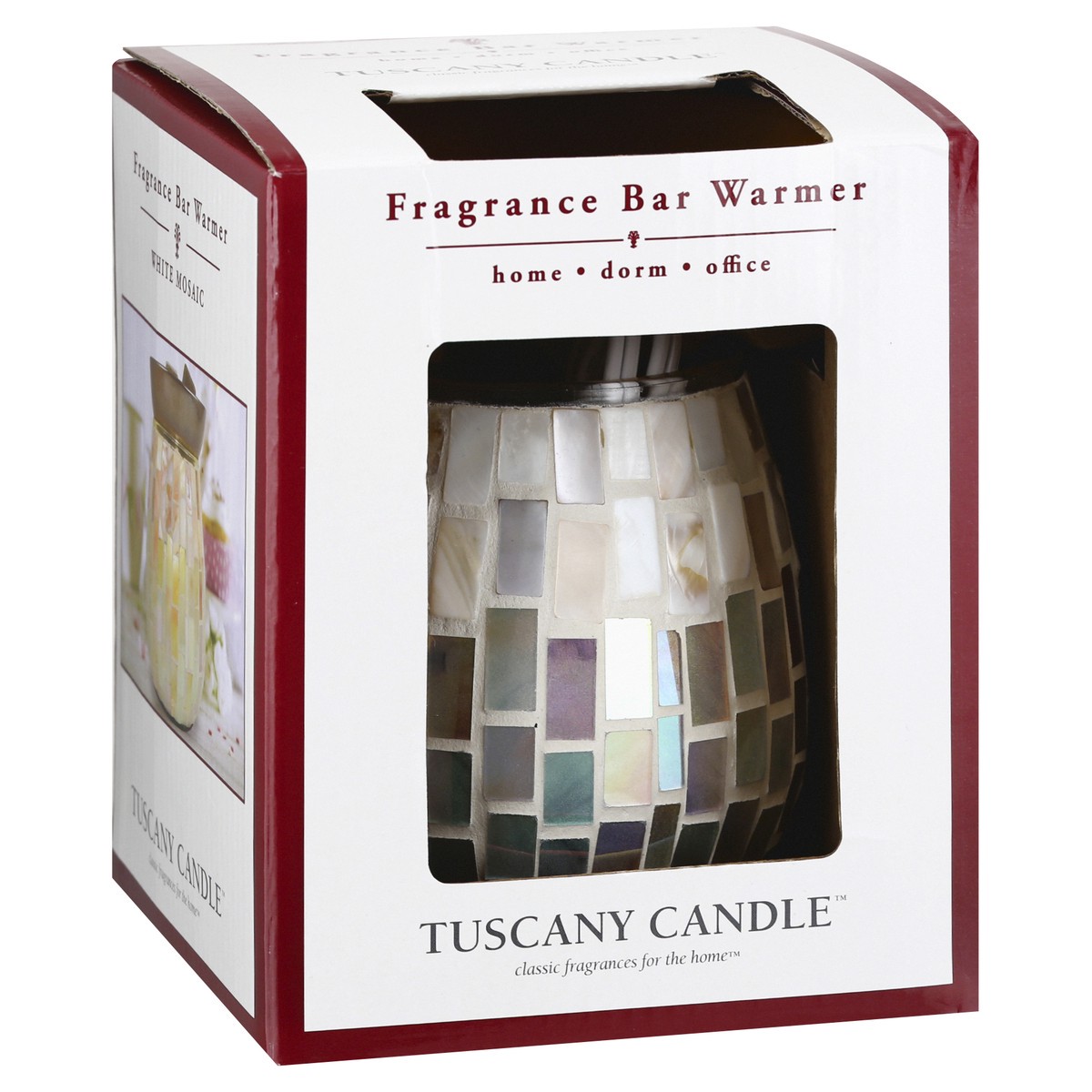 slide 2 of 8, Tuscany Candle White Mosaic Fragrance Bar Warmer 1 ea, 1 ct