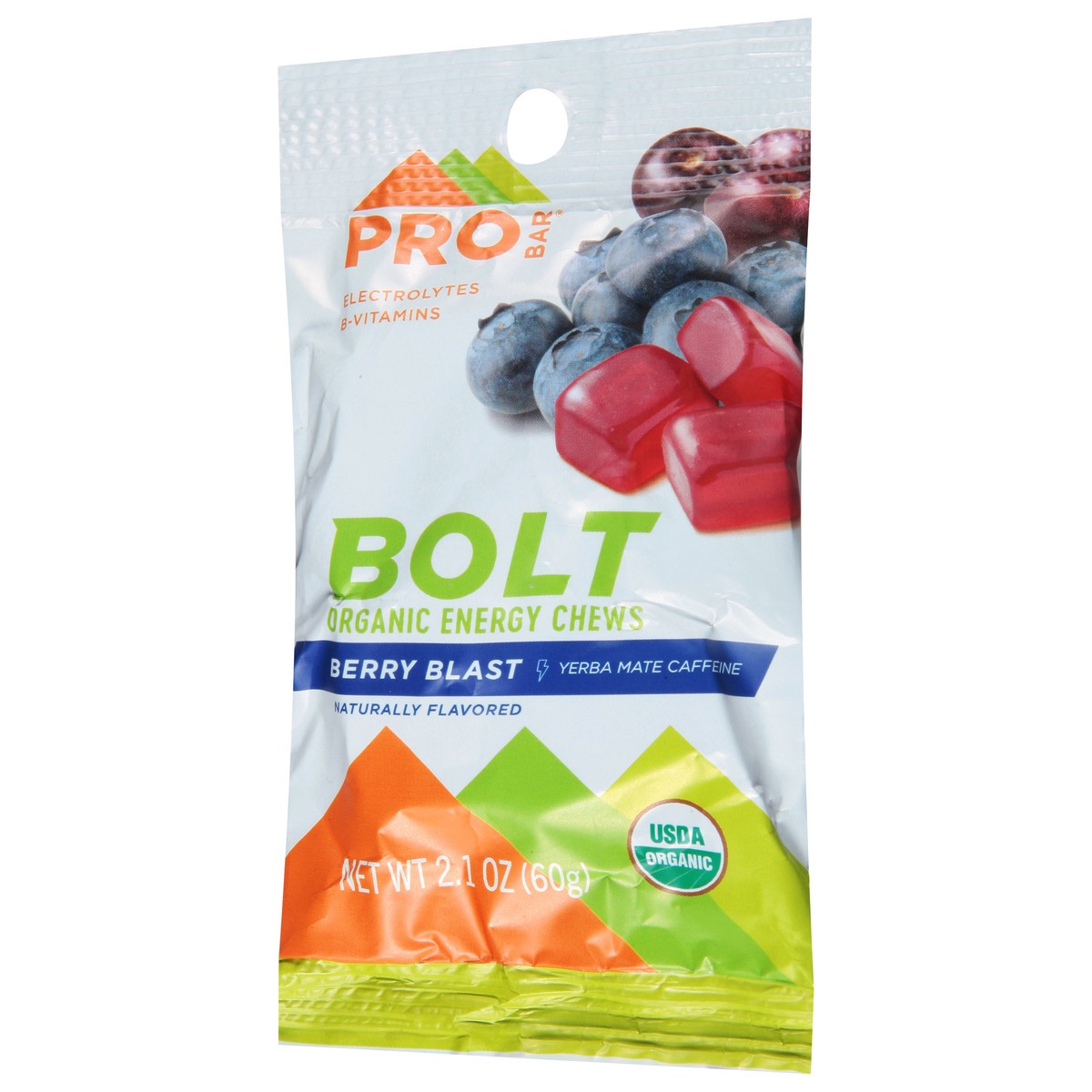 slide 3 of 9, Probar Berry Bolt Energy Chews, 2.1 oz