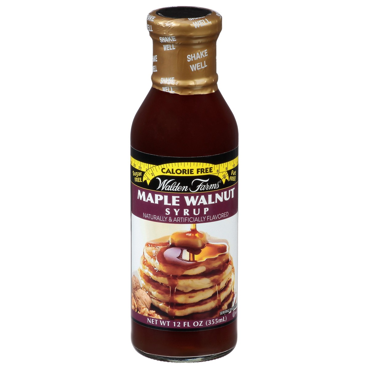 slide 1 of 13, Walden Farms Calorie Free Sugar Free Walnut Maple Syrup, 12 fl oz