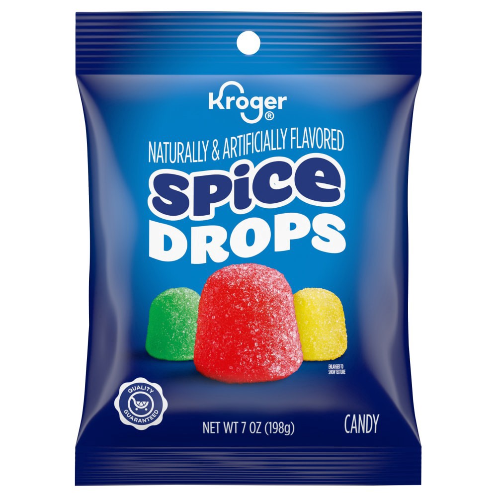 slide 1 of 1, Kroger Spice Drops Candy Bag - 7 oz, 7 oz