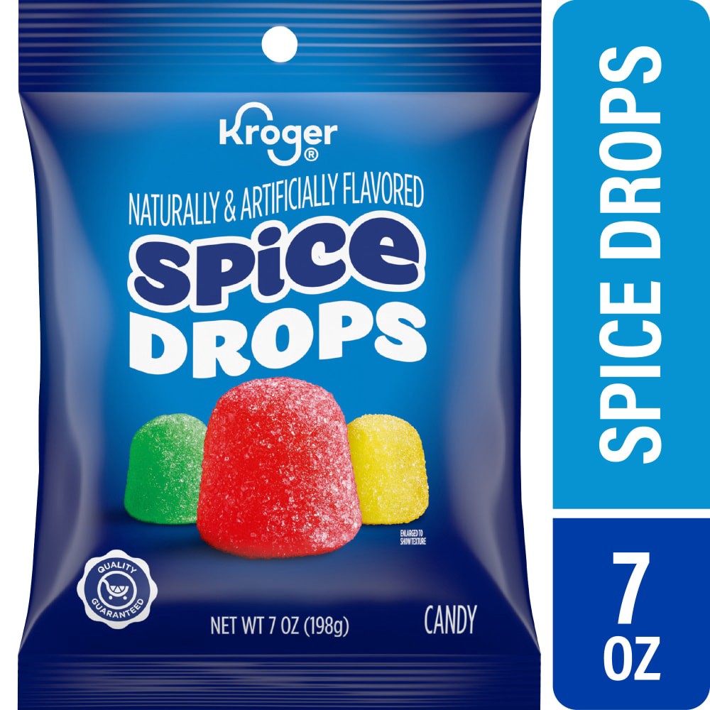 slide 1 of 4, Kroger Spice Drops Candy Bag - 7 oz, 7 oz