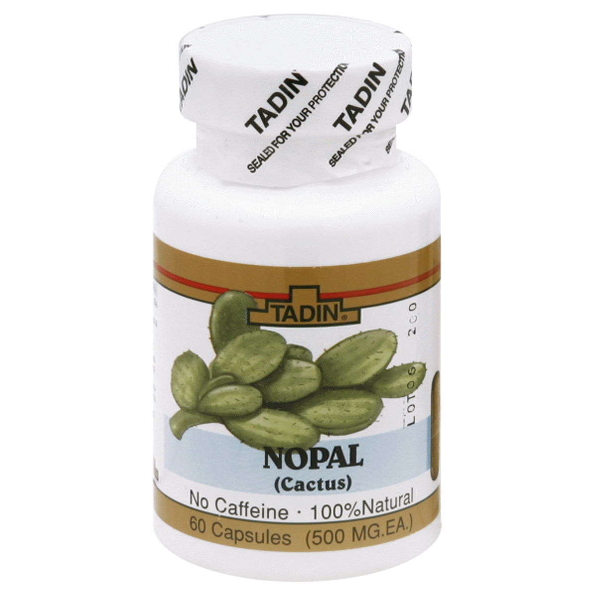 slide 1 of 1, Tadin Nopal/Cactus Dietary Supplement, 60 ct