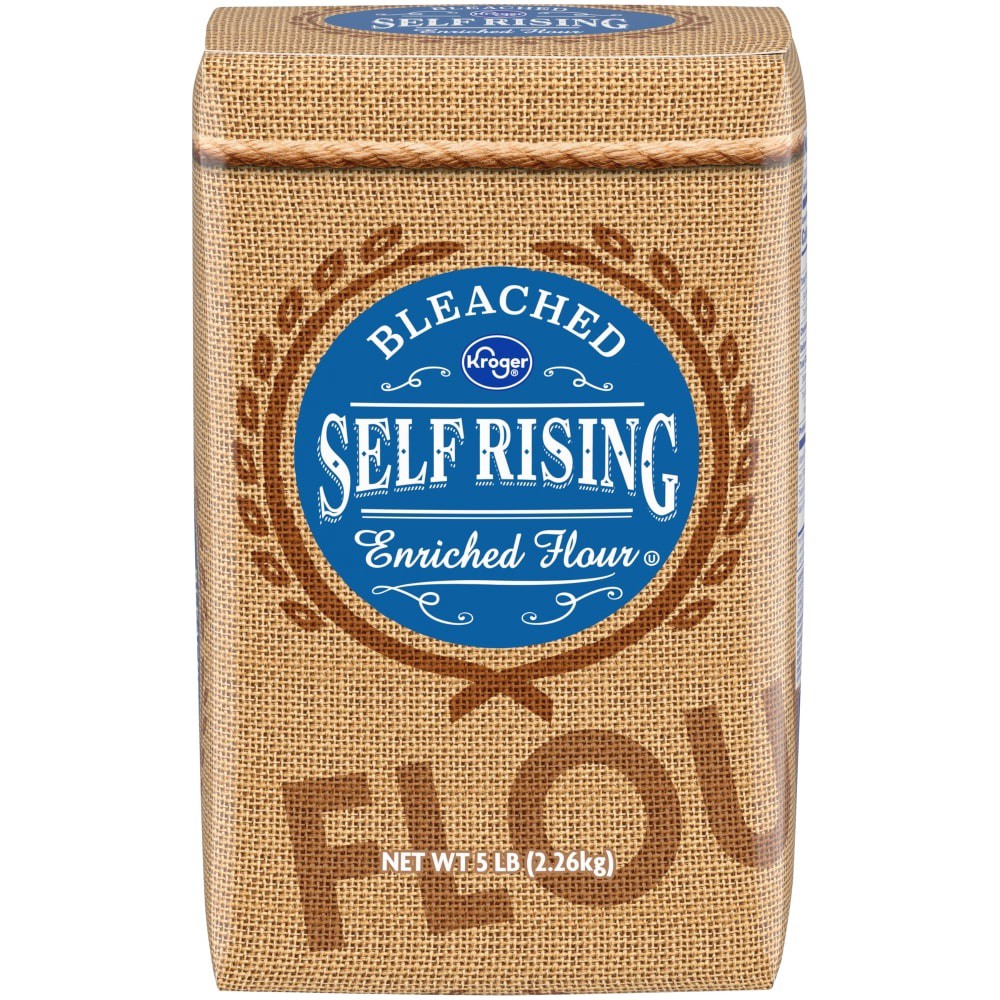 slide 1 of 4, Kroger Bleached Self Rising Enriched Flour, 5 lb