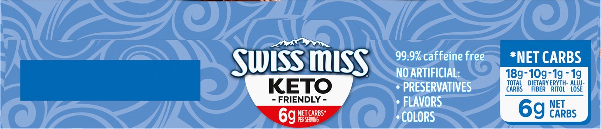 slide 2 of 9, Swiss Miss Keto Friendly Hot Cocoa Mix, 6 Envelopes - 6.12 oz, 6 ct