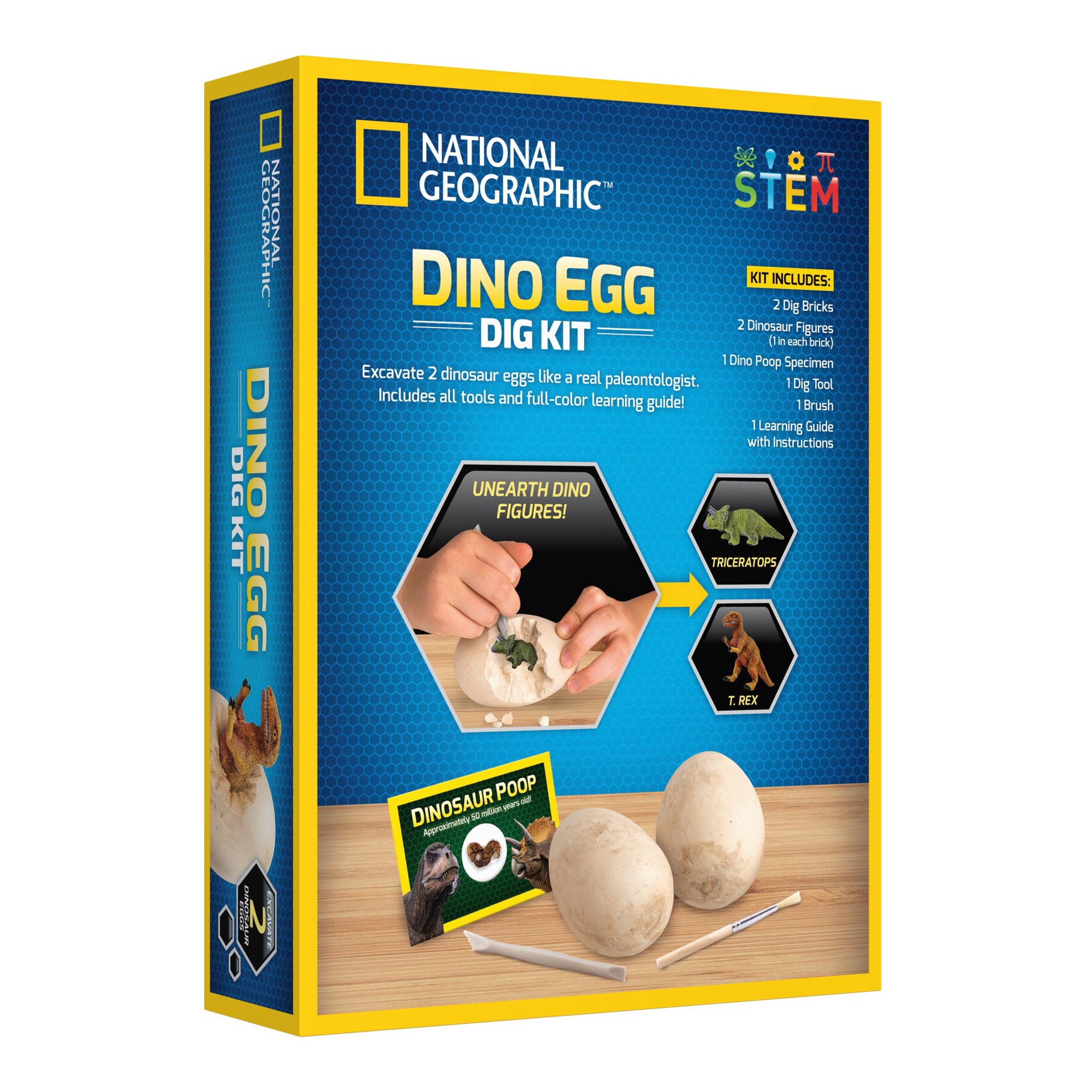 slide 3 of 5, National Geographic Dino Egg Dig Kit 1 Kit, 1 ct