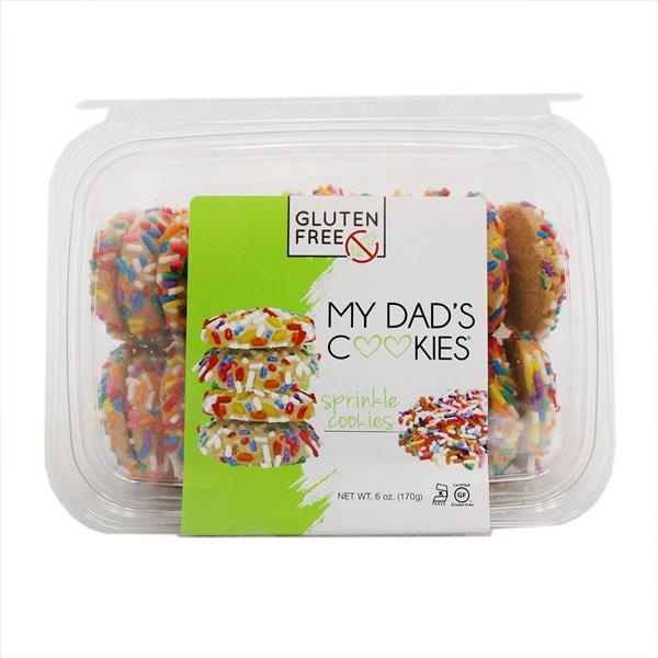 slide 1 of 1, My Dad's Cookies My Dad's Gluten Free Cookies, Sprinkle Cookies, 6 oz