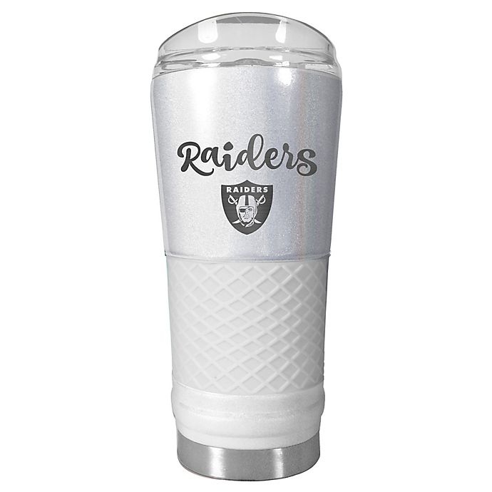 slide 1 of 1, NFL Las Vegas Raiders Opal Draft Tumbler, 24 oz