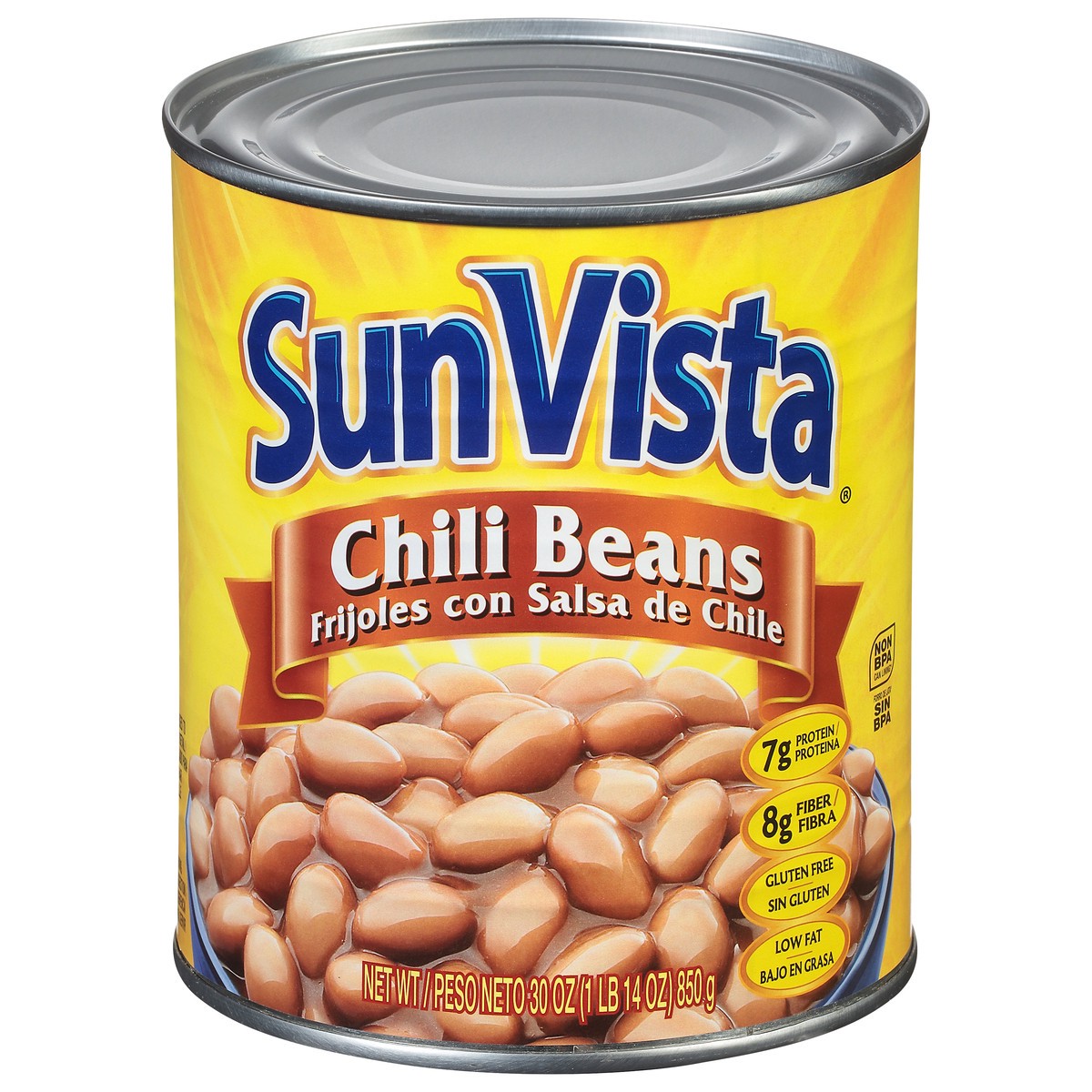 slide 1 of 9, Sun Vista SunVista Chili Beans 30 oz, 30 oz