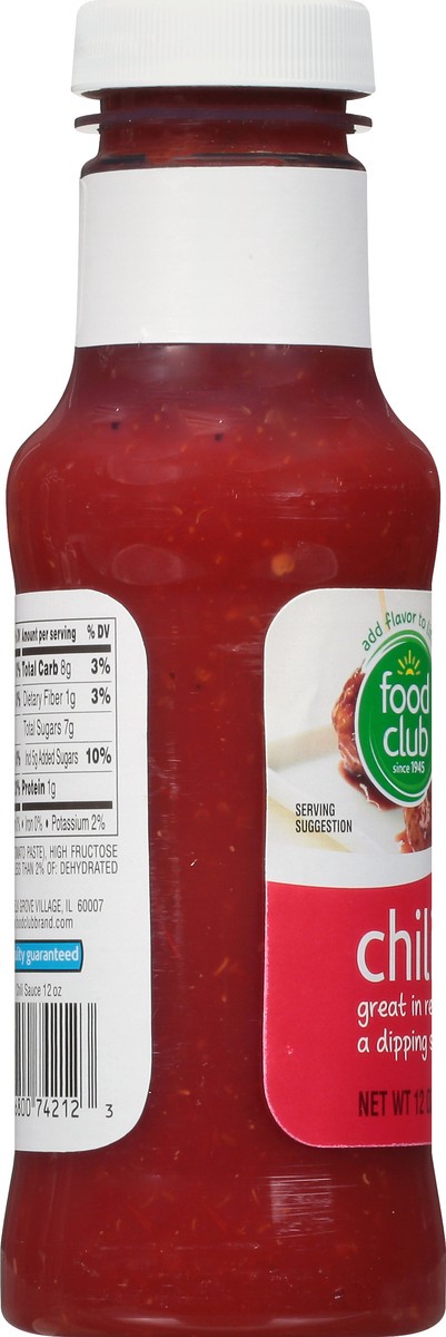 slide 5 of 9, Food Club Chili Sauce 12 oz, 12 oz