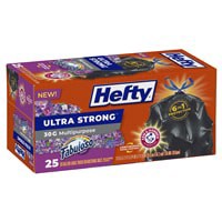 slide 21 of 29, Hefty Ultra Strong Large Drawstring Fabuloso Scent Trash Bags 25 ea, 25 ct