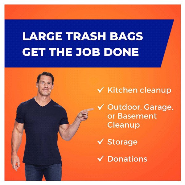 slide 15 of 29, Hefty Ultra Strong Large Drawstring Fabuloso Scent Trash Bags 25 ea, 25 ct