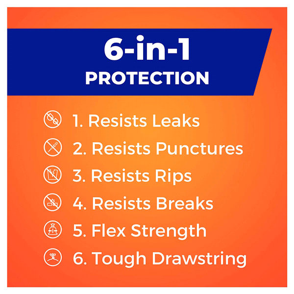 slide 2 of 29, Hefty Ultra Strong Large Drawstring Fabuloso Scent Trash Bags 25 ea, 25 ct