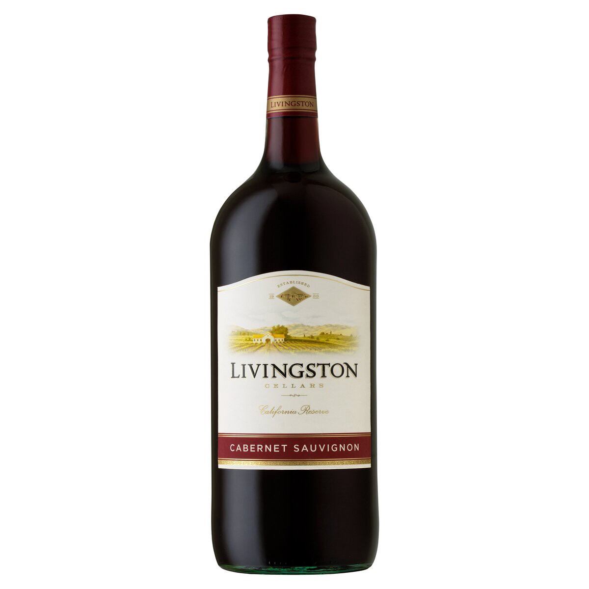 slide 4 of 4, Livingston Cellars Red Wine, 1.50 liter