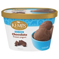 Kemps Fat Free Chocolate Frozen Yogurt 1.5 Quart