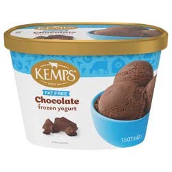 Kemps Fat Free Chocolate Frozen Yogurt 1.5 Quart