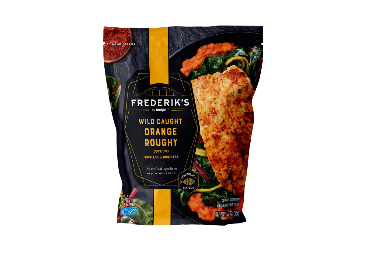 slide 1 of 1, FREDERIKS BY MEIJER Wild Caught Orange Roughy Portions, 12 oz, 12 oz