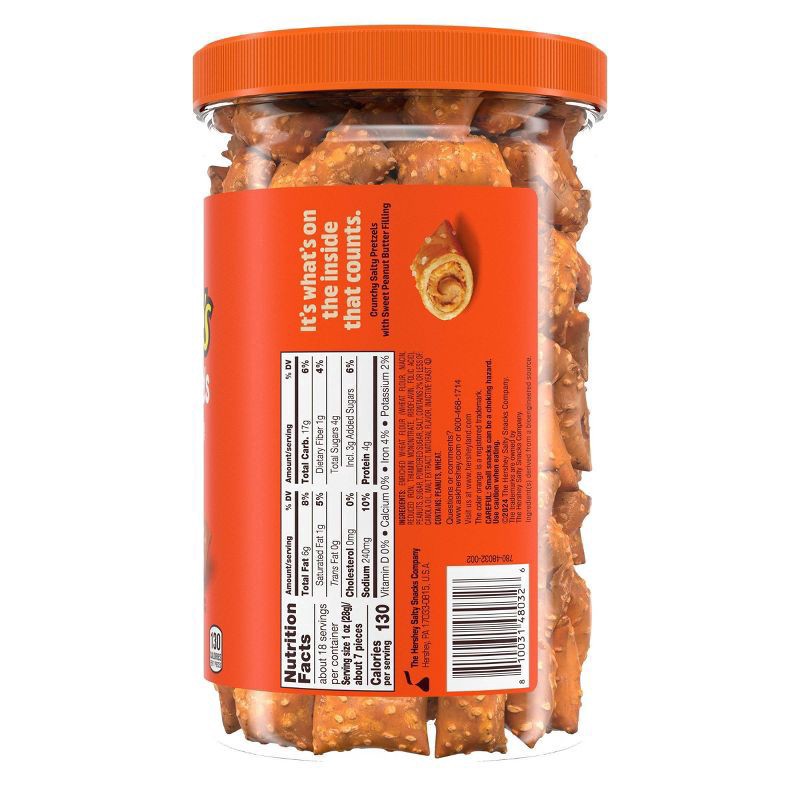 slide 4 of 4, Reeses Pretzels Filled Peanut Butterter 18oz - 18 OZ, 18 oz