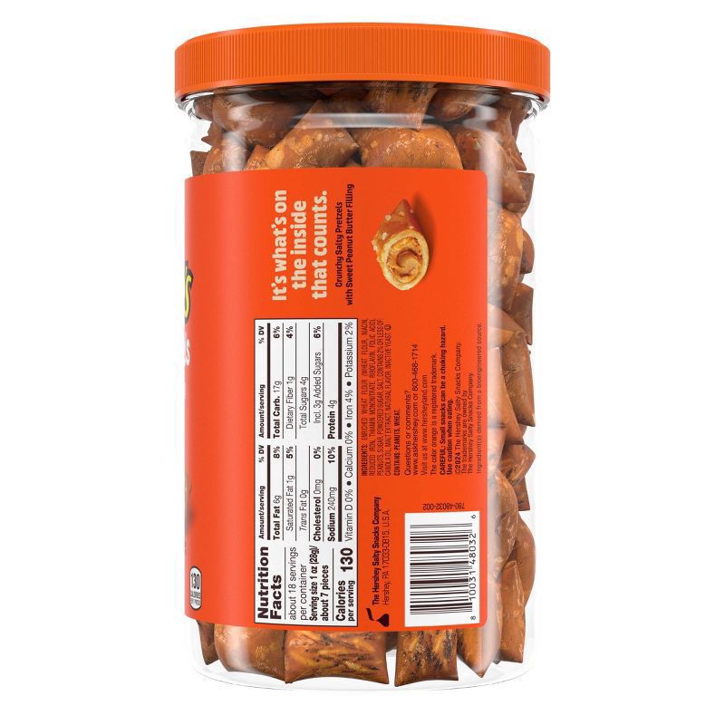 slide 3 of 4, Reeses Pretzels Filled Peanut Butterter 18oz - 18 OZ, 18 oz