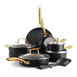 GreenPan Studio Healthy Ceramic Non-Stick Cookware Set - Black