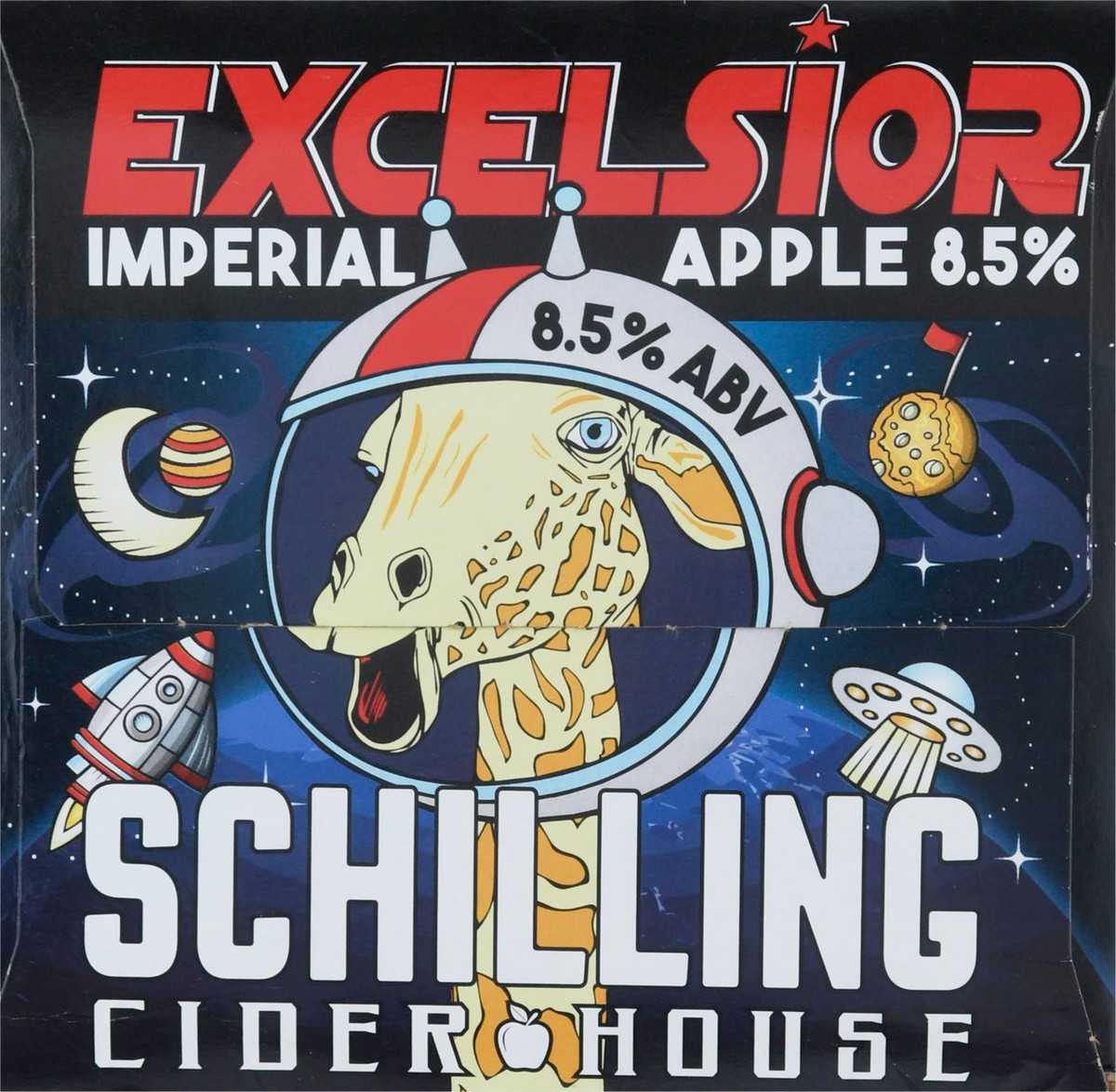 slide 9 of 9, Schilling Cider House Excelsior Imperial Apple Cider 6 - 12 fl oz Cans, 6 ct; 12 oz