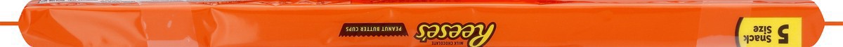 slide 4 of 7, REESE'S Milk Chocolate Snack Size Peanut Butter Cups, Candy Packs, 0.55 oz (5 Count), 5 ct