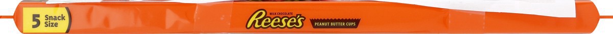 slide 6 of 7, REESE'S Milk Chocolate Snack Size Peanut Butter Cups, Candy Packs, 0.55 oz (5 Count), 5 ct