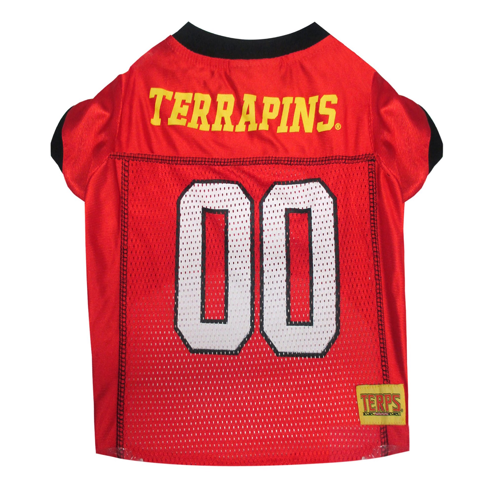 slide 1 of 1, Pets First Maryland Terrapins Mesh Jersey, MED