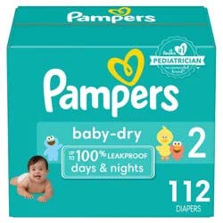 Pampers Baby-Dry Size 2 Disposable Super PackDiapers
