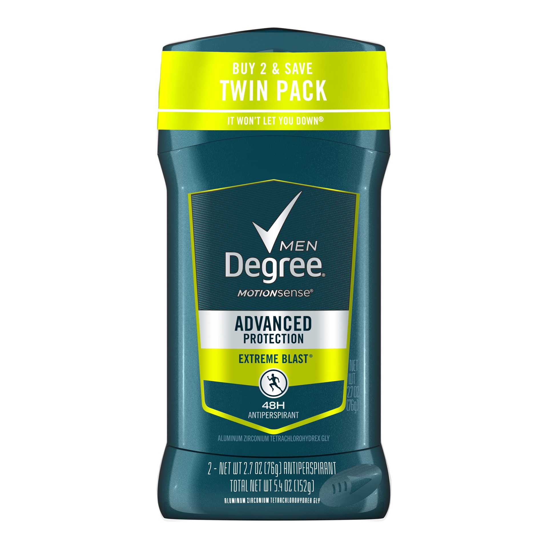 slide 1 of 2, Degree for Men Twin MS Extreme Blast /, 2 ct; 2.7 oz