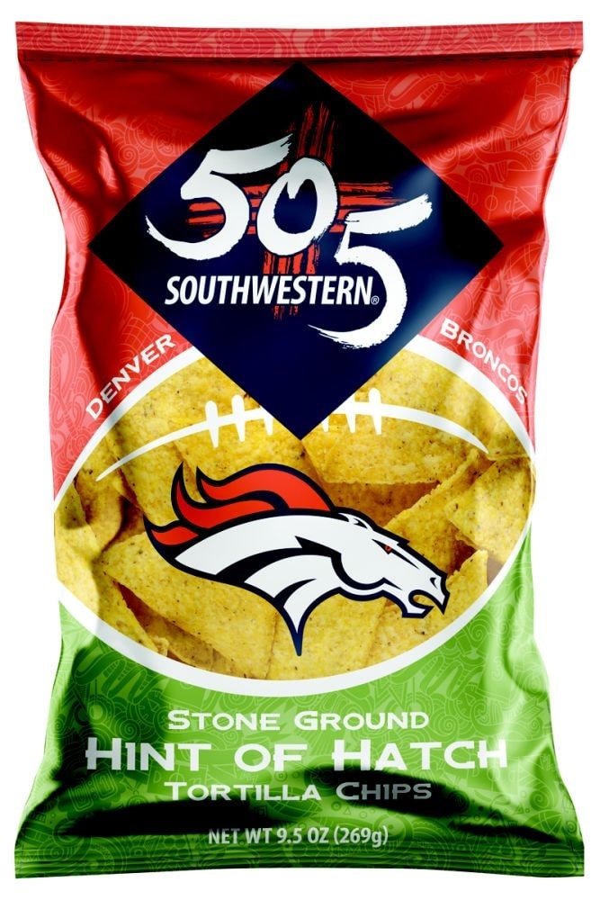 slide 1 of 1, 505 Southwestern Hint Of Hatch Stone Ground Tortilla Chips, 9.5 oz