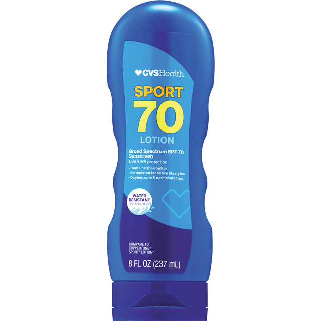 slide 1 of 3, CVS Health Spf 70 Sport Lotion, 1 ct