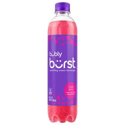 Bubly Burst Sparkling Water Beverage Triple Berry 16.9 Fl Oz