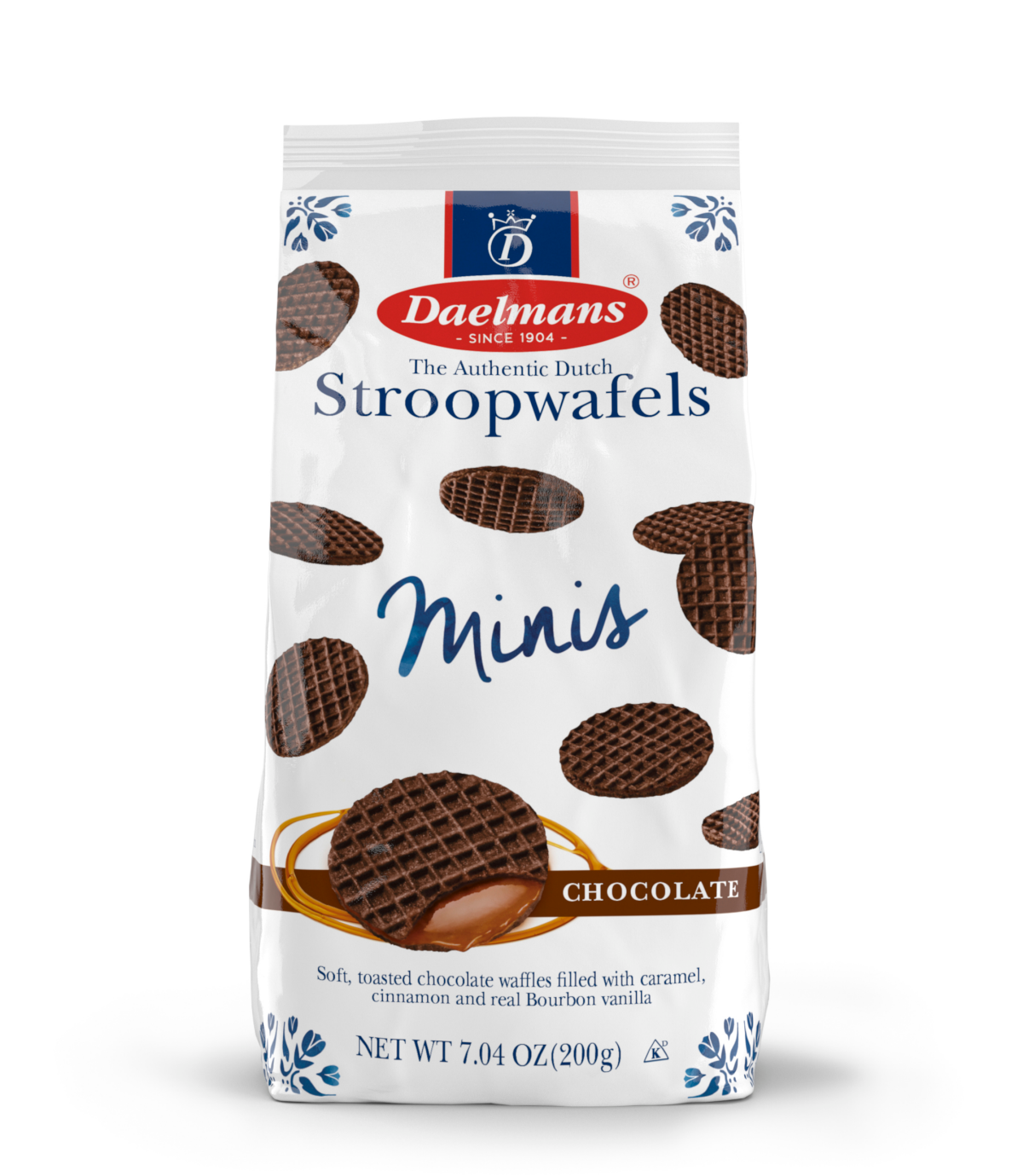 slide 1 of 5, Daelmans Stroopwafel Chocolate Mini, 7.04 oz