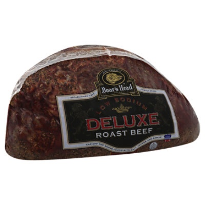 slide 1 of 1, Boar's Head Deluxe Beef Roast Beef Seasoned Fresh Sliced, per lb