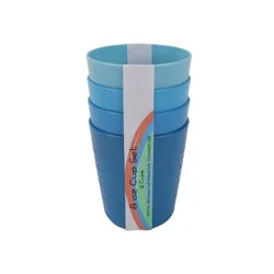 Little Table Poly Pro Tumbler - Blues, 4 pk