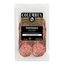 Columbus Sliced Peppered Salame