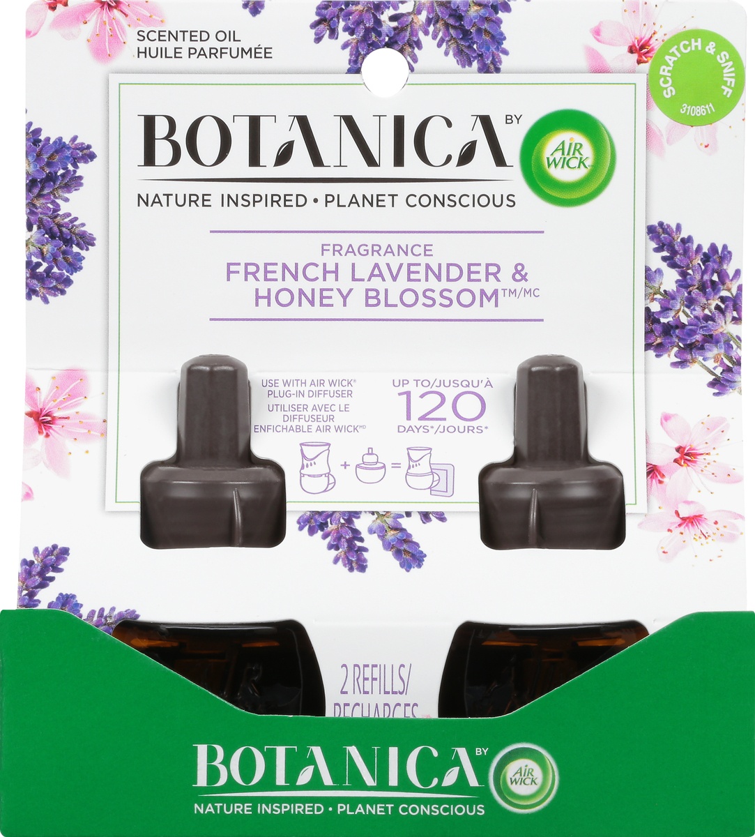 slide 5 of 9, Air Wick Botanica French Lavender & Honey Blossom Scented Oil Refills 2 ea, 2 ct